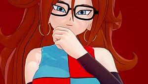 Dragon Ball Zex: Android 21 Traps Gohan