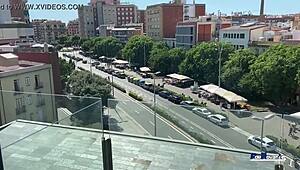 Perfect Teen Diana Rius Shows Spanish Big Natural Boobs in POV