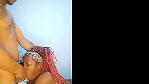 i streamed a private webcam show, sucking cock sloppy as requested