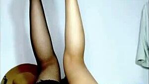 Teen Receives Kinky Foot Massage with Toys and Music