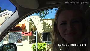 hey dude, wanna see this sexy teen suck me off in public pov style?