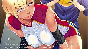 kasshoku bitch hitozuma seiyoku kaishou ep1 hints at wet titty fucking in anime hentai game