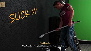 Brunette in Being a Dik Route 152