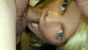 Great Blowjob Turns Into Deep Throat Disaster for Her.
