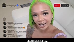 lucky guy loves it when his babe paisley paige gets naked