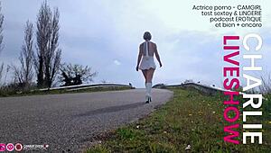 charlieliveshow’s back door lover plays with a vibrating plug for fun