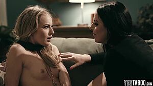 Angela White Shares Intimate Moments with Brunette MILF