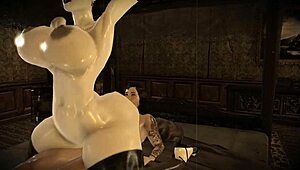 Dimitrescu says, 'Fuck my big ass with that monster cock'