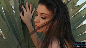 petite canadian milf strips bikini to reveal flawless curves