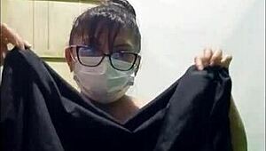 Amazing woman dancing naked to Indian music! 💃