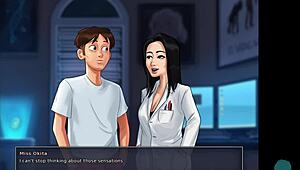 Summertime saga 32 • горячая азиатская училка дрочит ученику