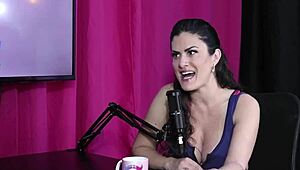 Amanda Smell in Sheer Red Lingerie