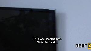 Hottie Delays Debt with Collector Sex!