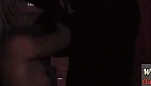 Blonde teen with puffy nipples gets dominated in her first extreme hardcore sex