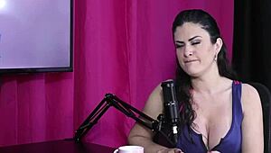 Amanda Smell in Sheer Red Lingerie