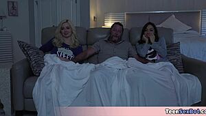 i don't believe stepdad is asexual, let's test him with our tits and blowjobs