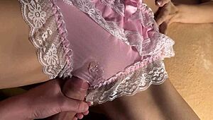 Horny Ex's Creamy Pussy Rubbed Through Panties