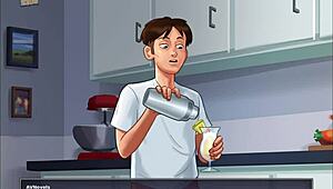 Summertime saga 127: erotic milf big ass scene