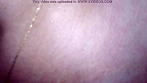 in this amateur couple scene, after eating her tight ass, he gets her wet pussy