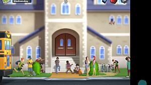 summertime saga 32 • hot asian teacher jerks student off