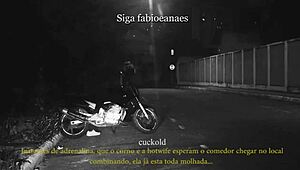 Casada Se Exibi Na Rua Com O Comedor Corno Voyeur Filma E Legenda A Adrenalina