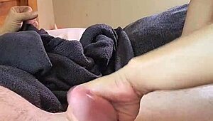 Riding my master hard, then bending over until he pounds my holes and cums on my face.