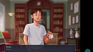 summertime saga 32 • hot asian teacher jerks student off