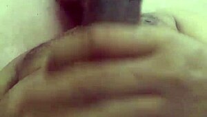 Indian Solo Creampie With Big Black Cock