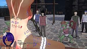 Ricca Gets Fucked By Magic Dildo In 3D Hentai!