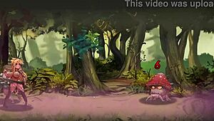 Jessica Curse engages in lesbian hentai gameplay with big tits and ass masturbation