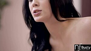 Wow! NF Busty Big-Tit Babes Dive Into Hot Lesbian Fucking Action!