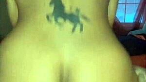 Riding my master hard, then bending over until he pounds my holes and cums on my face.