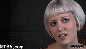 Bound Slaves Receive Rough Femdom Punishment