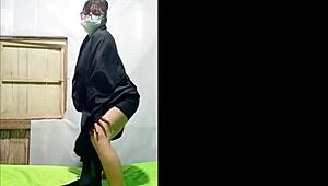 Amazing woman dancing naked to Indian music! 💃