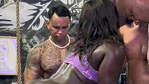 Orgasmic Interracial Orgy At The Gym! Fernanda Chocolate's Sexy Assfucking!