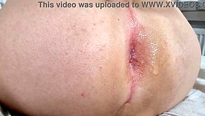 Hot Anal Toy Plugs His Ass After Intense Licking!