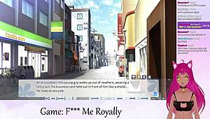 Vtuber spiller F Me Royally del 4 med anime kys