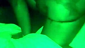 A mature Brazilian woman with a curvy behind enjoys a large black shaft during her professional journey