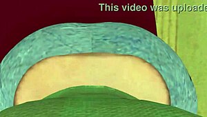 teacher's ass gets inflated with breasts