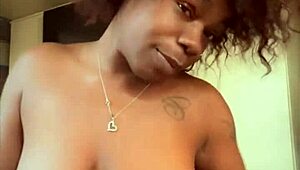 Petite stepcousin enjoys 11 inches of stepbrother's big black cock
