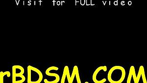 Gorgeous brunette masturbates daily with fetish toys