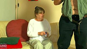 German Milf Birgit Squeezes Last Drop from Jürgen's Cock