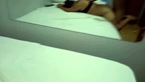 steamy latina teen banged hard in hotel room