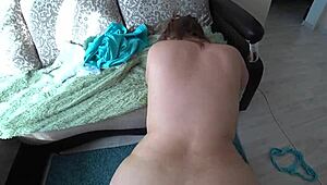 watch this lesbian strapon fuck her juicy bbw pawg in doggy style?