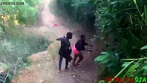 Ebony Pornstar Patricia 9ja Fucked Hard On Roadside