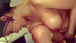 Japanese bitch scrubbing me down in a steamy bath. Wow! 🛁