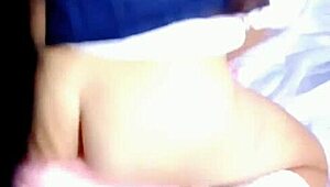 Young Latina Girls After School, Neighbor Watches Through Window