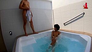 Hey, check out the dream girl in her jacuzzi, Marck Polo 14