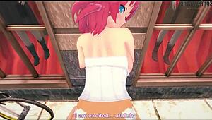 dola stephanie feels excitement in public sex pov no game no life