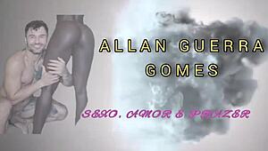 bunduda lavínia andrade masturbates with foot and grinds on mma fighter allan guerra gomes